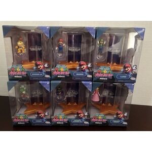 Super Mario Galaxy Movie 1.5in Star Launcher Complete Set Of 6